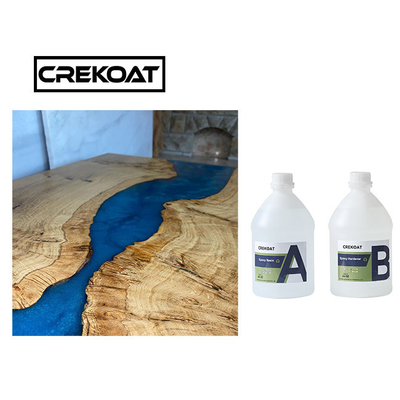 Chemical Resist Crystal Clear Epoxy Resin Rock Hard Deep Cast Resin For Table