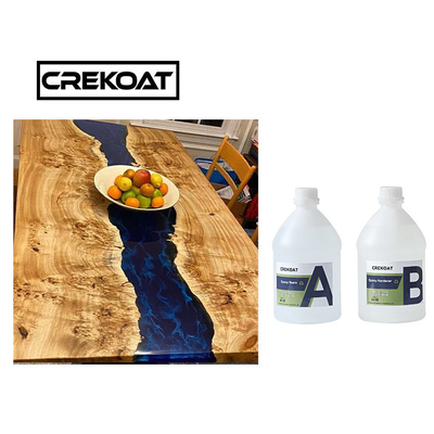 Waterproof Crystal Clear Epoxy Resin For Wood Anti Yellow Glass Like Finish