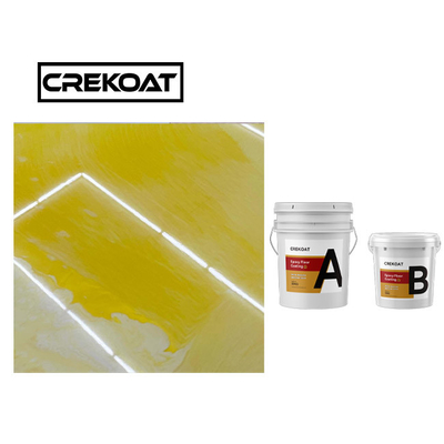 Metallic Concrete Epoxy Resin floor Paint UV Protection Coating Naturally De Foaming