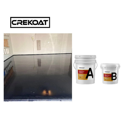 Glass Like Metallic Epoxy Basement Floor Paint Non Toxic Viscous