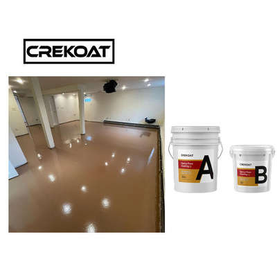 AB Resin System Metallic Epoxy Floor Coating Eco Friendly
