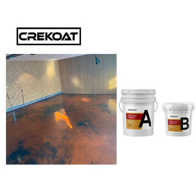 Long Lasting Metallic 3d Epoxy Flooring Coating For Wood Brick