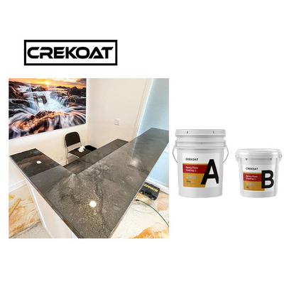 TDS Blue Metallic Epoxy Floor Coating High Gloss Floor Paint