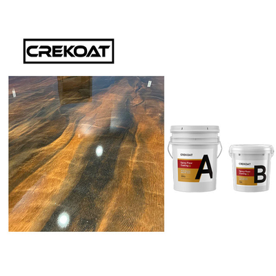 Food Grade Epoxy Resin Floor Paint Metallic Garage Floor Solvent Free Materials
