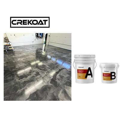 Food Grade Epoxy Resin Floor Paint Metallic Garage Floor Solvent Free Materials