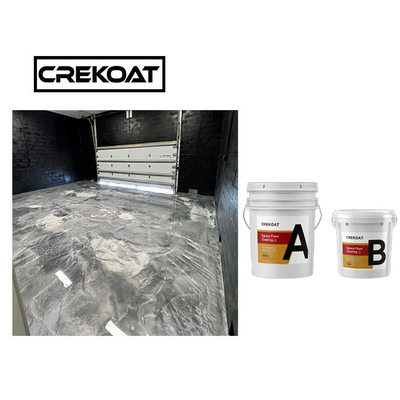 Self Leveling Black Metallic Epoxy Floor Coating for Ceramic