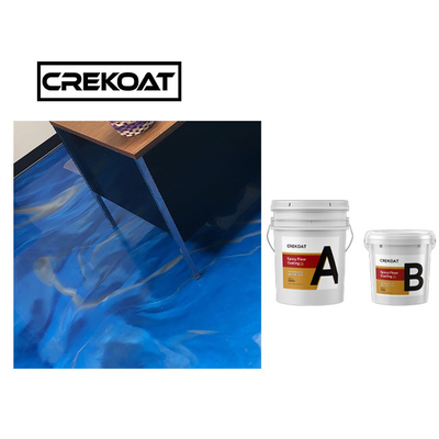 Clear Pure Epoxy Resin Metallic Floor Paint Heat Resistant