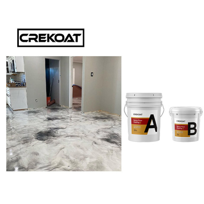Low VOC Powder Epoxy Resin Metallic Epoxy Paint Flooring System