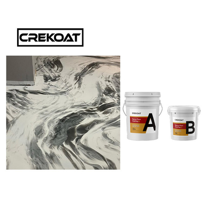 Low VOC Powder Epoxy Resin Metallic Epoxy Paint Flooring System