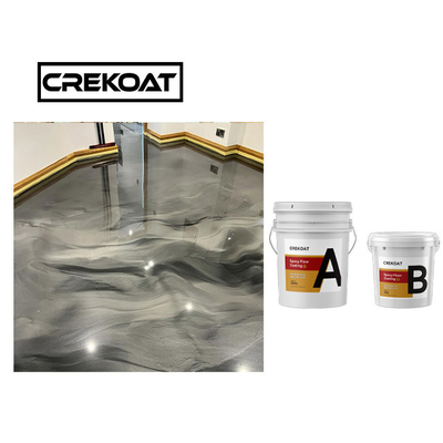 Low VOC Powder Epoxy Resin Metallic Epoxy Paint Flooring System