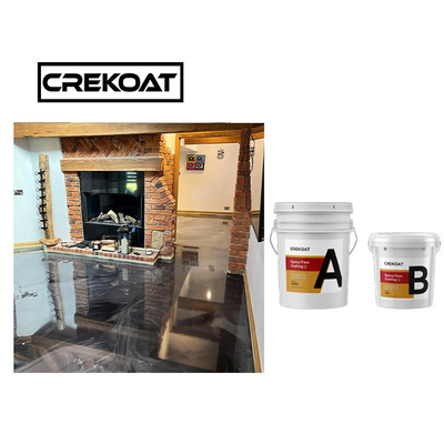 100% Solid Poly Epoxy Resin Coating Metallic Epoxy Floor System