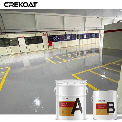 Odorless Industrial Epoxy Floor Coating Self Leveling Concrete Floor Paint For Forklift Traffic
