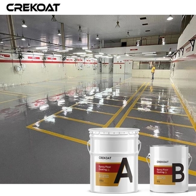 Low Maintenance Smooth Water Based Epoxy Floor Coating Resistance To Moisture