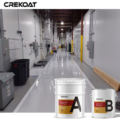 Anti Fading Water Based Epoxy Floor Coating Hygienic Surface