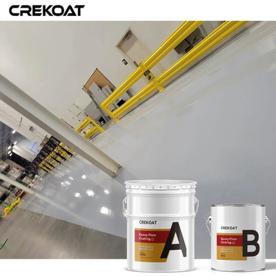Anti Slip Seamless Industrial Epoxy Floor Coating Easy To Clean Flooring System