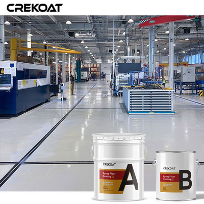 Water Based Self Leveling Industrial Epoxy Floor Coating Non Toxic High Gloss