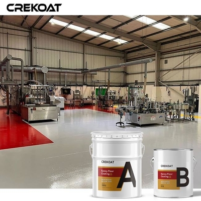 Fast Curing Non Slip Epoxy Floor Coating Pristine Gloss In Industrial Warehouses
