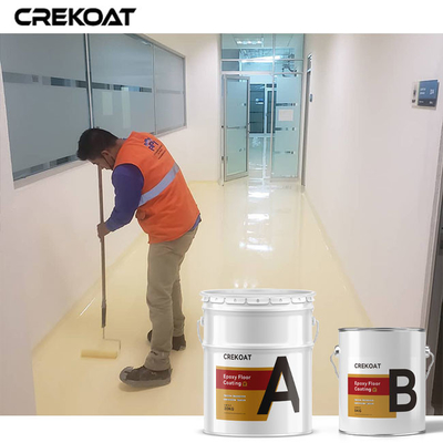 Anti Corrosion Non Slip Epoxy Floor Coating VOC Compliant Low Volatile Organic