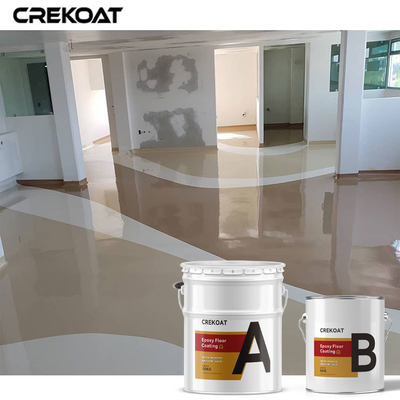 MSDS Eco - Friendly Water Based Epoxy Floor Coating For Residential