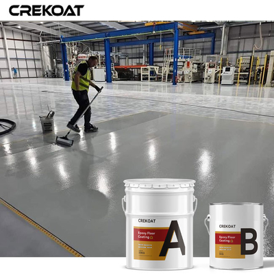 Anti Fading Water Based Epoxy Floor Coating Hygienic Surface