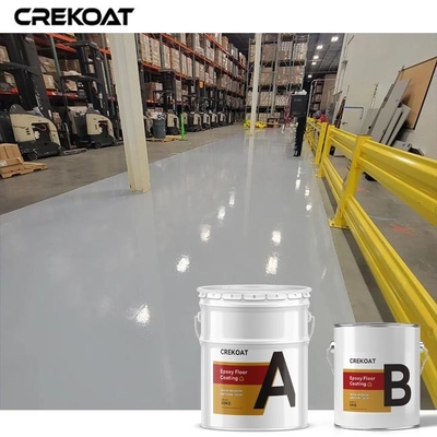 Heavy Duty Glossy Industrial Epoxy Floor Coating Non Slip Concrete Surface