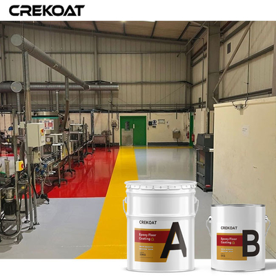 Chemical Resistance Non Slip Epoxy Floor Coating Withstands Heavy Foot Traffic 1.3g/cm3