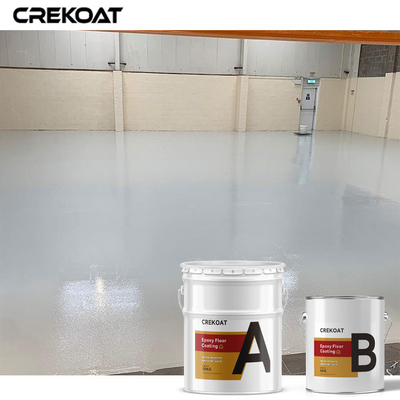 High Gloss Finish Industrial Epoxy Floor Coating Withstand Heavy Traffic