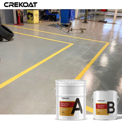 Residential Spaces Non Slip Epoxy Floor Coating Low Odor Emission Eco Friendly