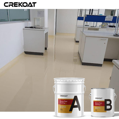 Residential Spaces Non Slip Epoxy Floor Coating Low Odor Emission Eco Friendly