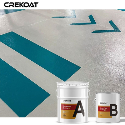 Long Lasting Non Slip Epoxy Floor Coating Customizable Colors Textures