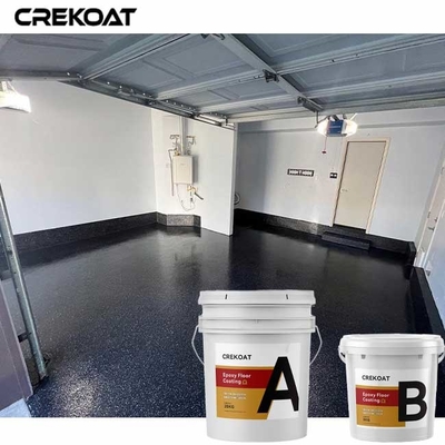 MSDS Fast Drying Epoxy Floor Paint Decorative Epoxy Flake Flooring Urethane Topcoat