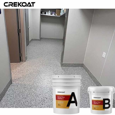 MSDS Fast Drying Epoxy Floor Paint Decorative Epoxy Flake Flooring Urethane Topcoat