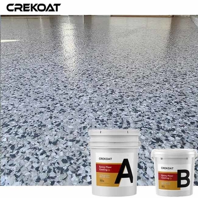 Flake Broadcast Resinous Floor Coatings Epoxy Resin Primer Basecoat Topcoat