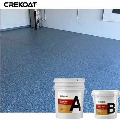 Garages Terraces Decorative Epoxy Resin Floor Coating With Multi Color Flakes