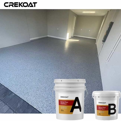 Vinyl Chips Flake Clear Resin Floor Coating With Epoxy Quartz Metallic