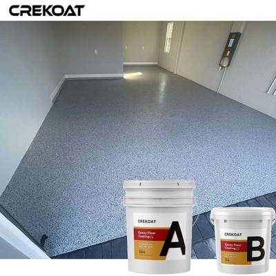 Flake Epoxy Resin Concrete Paint Anti Slip Protection For Garage Flooring