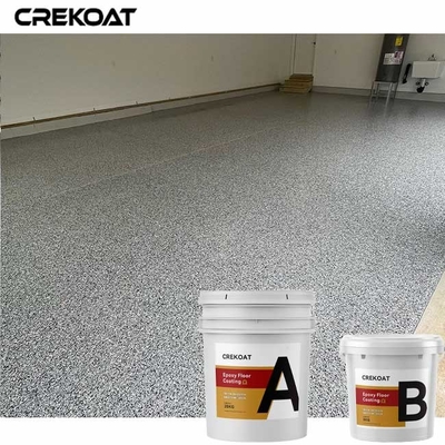 Anti Slip Flake Epoxy Coating Garage Epoxy Resin Flooring With Flakes
