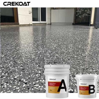 Two Component Epoxy Multi Flake Coating Fast Drying High Solid Material