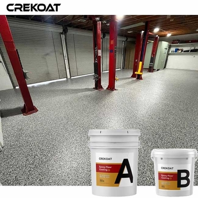 Two Component Epoxy Multi Flake Coating Fast Drying High Solid Material