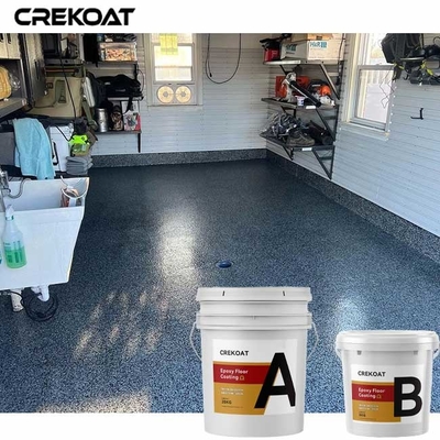 Two Component Epoxy Multi Flake Coating Fast Drying High Solid Material