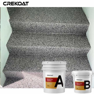 100% Solid Epoxy Resin Flake Concrete Coating 2 Component Product
