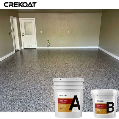 100% Solid Epoxy Resin Flake Concrete Coating 2 Component Product