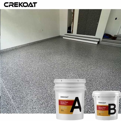 Solvent Free Epoxy Flake Coating Anti Slip Textures And Unique Designs