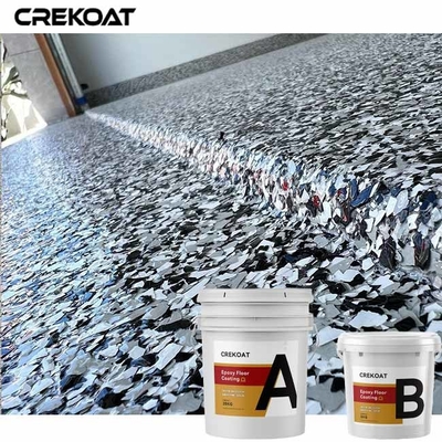 Flakes Epoxy Resin Floor Coating For Pharmaceutical And Automotive Factories