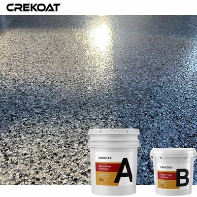 Flakes Epoxy Resin Floor Coating For Pharmaceutical And Automotive Factories