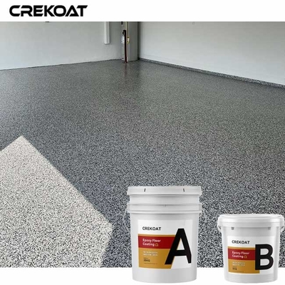 Clear Epoxy Resin Floor Coating Flakes Polyurethane Polyaspartic For Concrete Floors