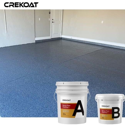 Clear Epoxy Resin Floor Coating Flakes Polyurethane Polyaspartic For Concrete Floors