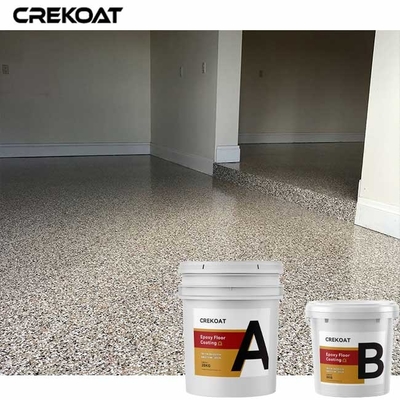 Clear Epoxy Resin Floor Coating Flakes Polyurethane Polyaspartic For Concrete Floors
