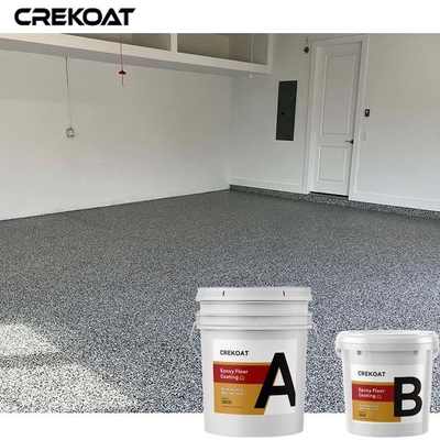 100% Solid Polyaspartic Flake Epoxy Resin Floor Coating Terrazzo Smooth Surface