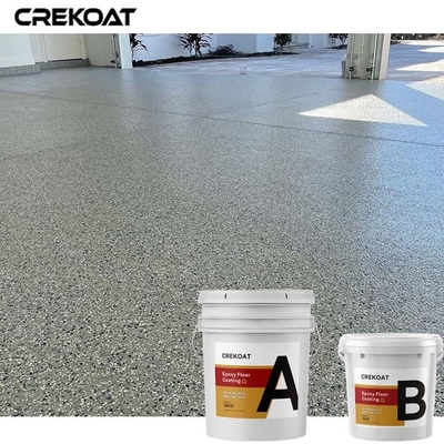 5mm Vinyl Flakes Epoxy Resin Floor Coating Provide Durability Impact Resistance